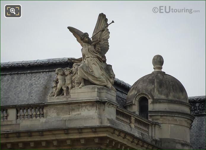 La Paix statue by Jean-Marie Bienaime Bonnassieux