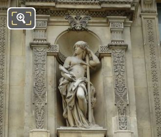 Prudence statue at Musee du Louvre