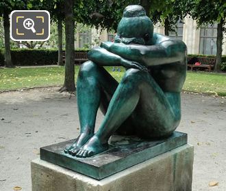 Bronze statue La Nuit by Aristide Maillol