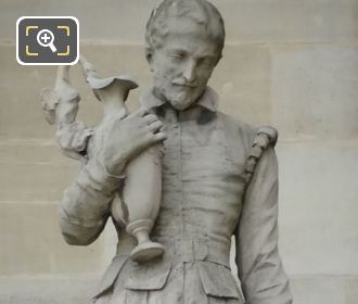 B Palissy statue at the Louvre