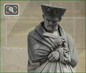 Francois Rabelais statue by Louis Valentin Robert