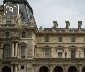 The Aile Turgot wing at Musee du Louvre