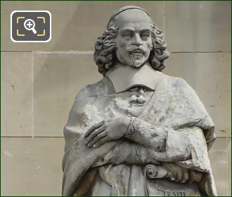 Cardinal Mazarin statue by Pierre Hebert