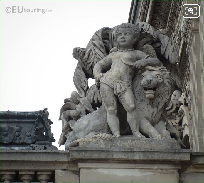 1857 l'Afrique statue by Louis Rochet in Paris