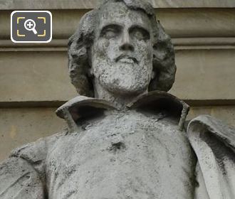 Jean de Brosse statue at Musee du Louvre