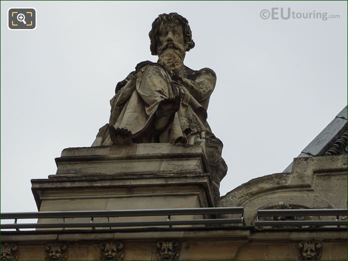 Le Calme statue, Pavillon Turgot, The Louvre, Paris