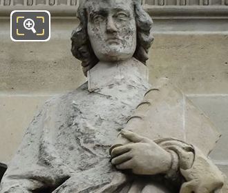 Francois Fenelon statue on the Louvre