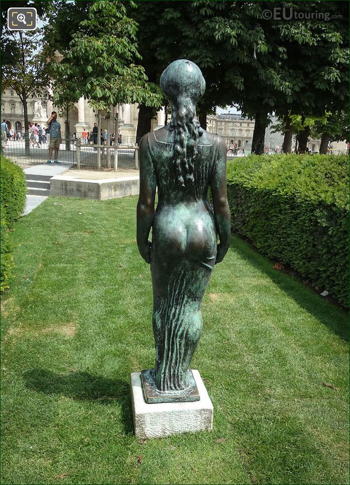 Bronze statue Flore at Musee du Louvre