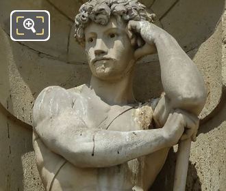 The Harvester statue at Louvre Museum