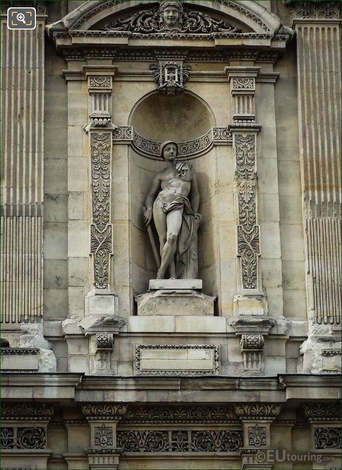 Le Berger statue on Grande Galerie
