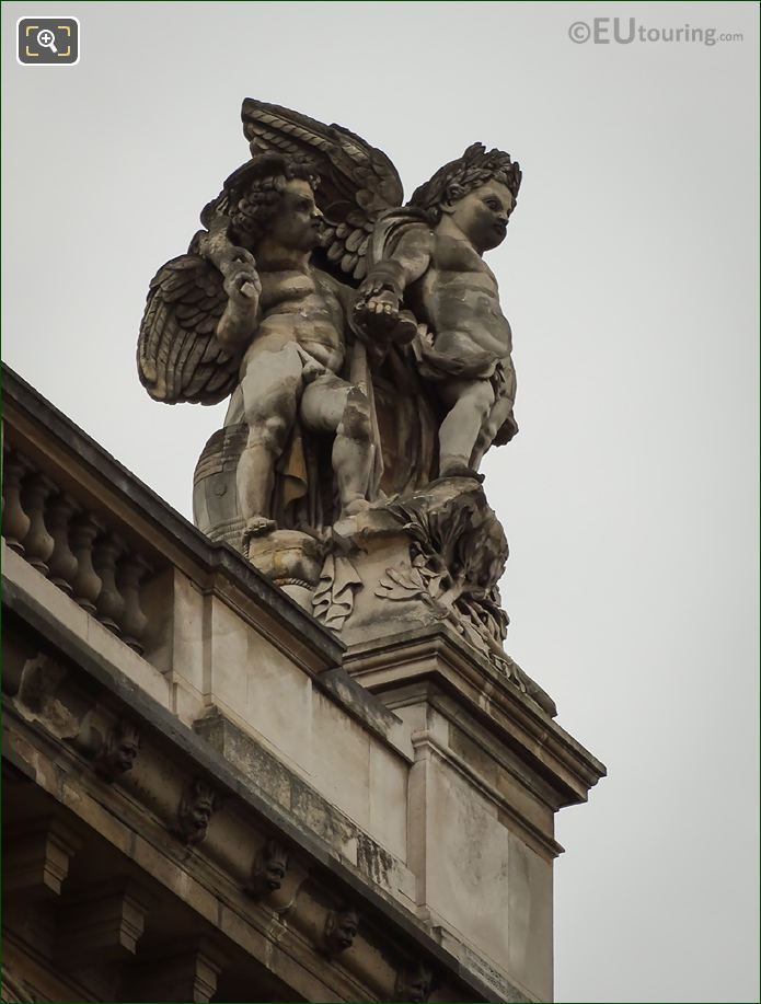 Le Commerce et l'Agriculture statue Musee du Louvre