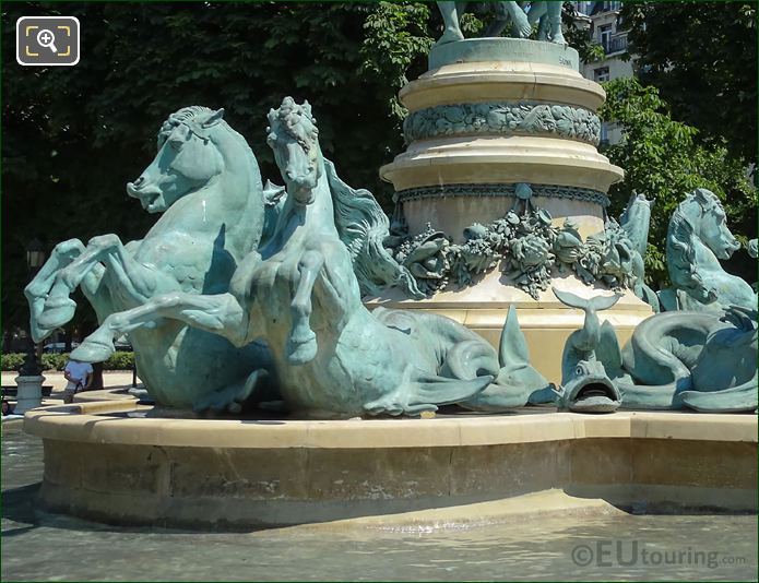 Fontaine de l'Observatoire at Jardin Grands Explorateurs