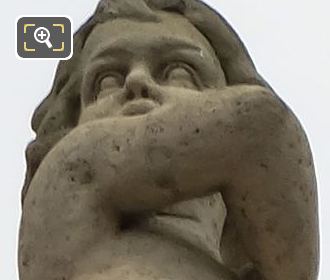 L'Ete statue by sculptor Olesinski at The Louvre