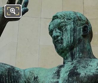 Hercules statue at Palais de Chaillot in Paris