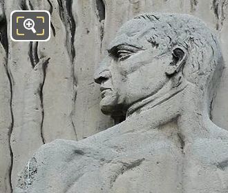 Relief sculpture by Rene Collamarini