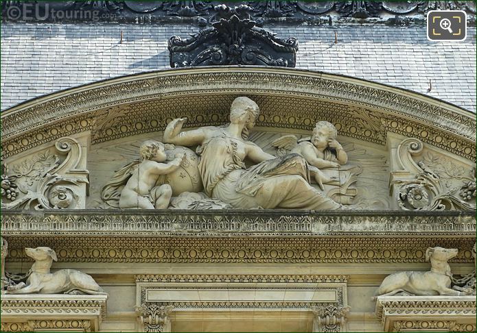 L'Astronomie sculpture by Gabriel Jules Thomas