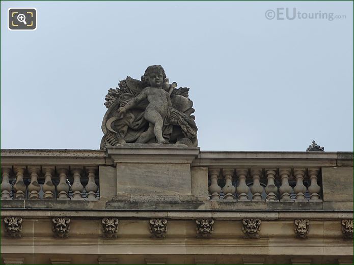 Aile en Retour Turgot La Moisson statue, Musee du Louvre, Paris