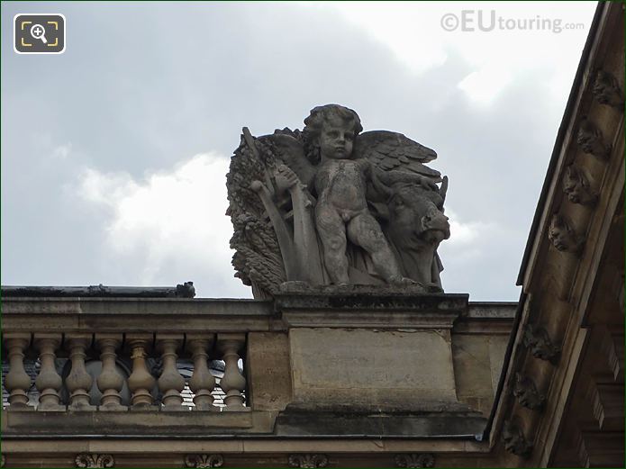 Aile en Retour Turgot L’Agriculture statue, Musee du Louvre, Paris