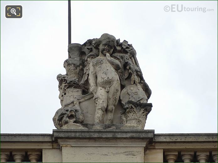 L'Art Grec statue, Aile en Retour Mollien, Musee du Louvre