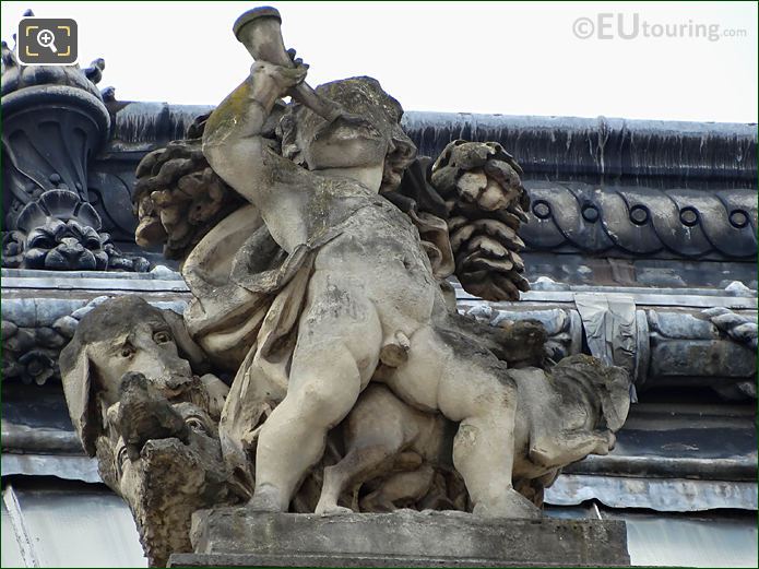 La Chasse statue, Pavillon de Tremoille, Musee du Louvre, Paris