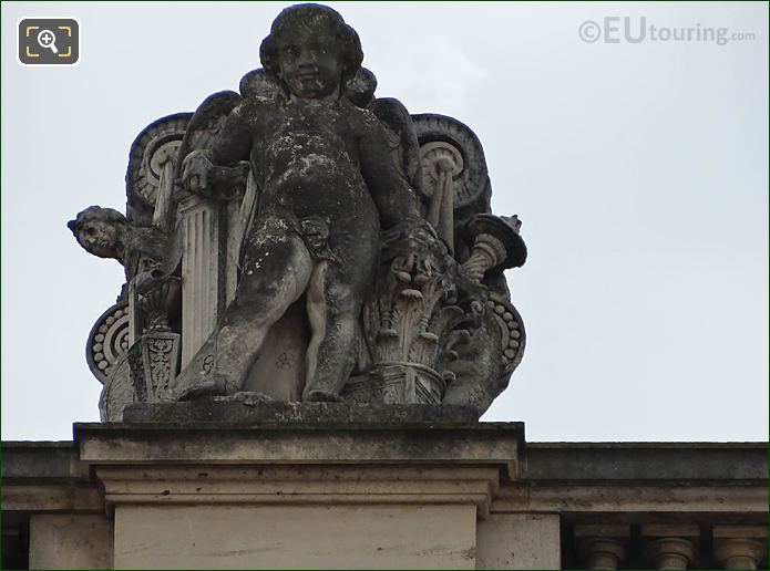 La Renaissance statue at Aile Mollien of the Musee Louvre