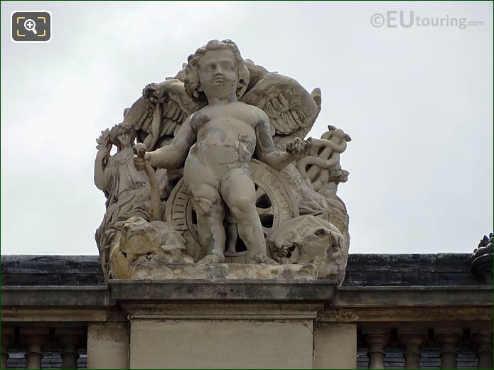 La Fortune statue Aile Mollien Musee du Louvre