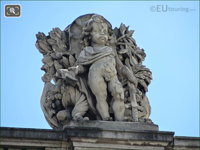 La Paix statue Rotonde d'Apollon, Musee du Louvre, Paris