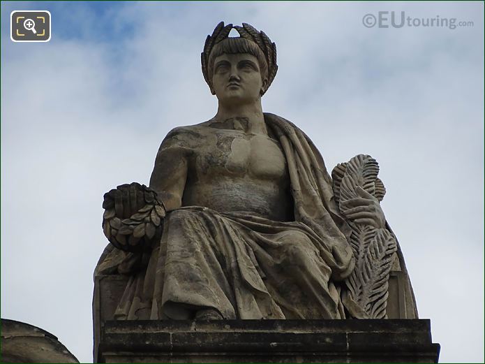 L'Encouragement statue by Charles-Francois Leboeuf