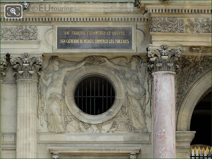 La Beaute et l'Art sculpture Pavillon Sully