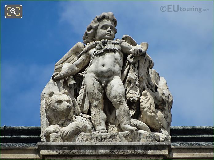 Le Nord statue, Aile Colbert, Musee du Louvre, Paris