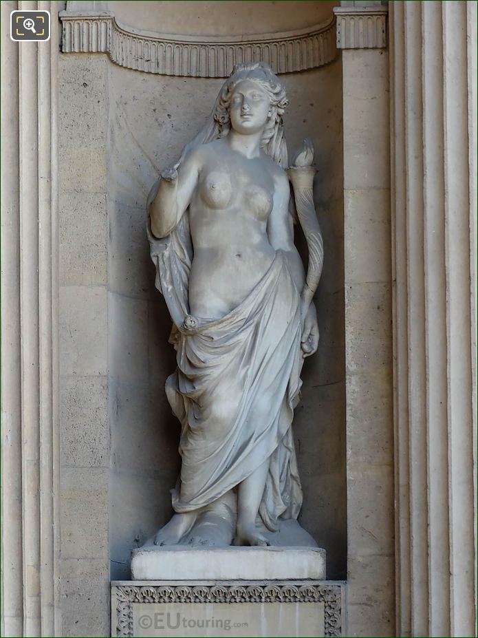 Aurore statue, Aile Nord, Musee du Louvre, Paris