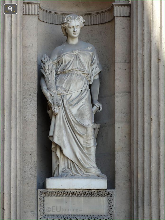 Agriculture statue, Aile Nord, Musee du Louvre, Paris