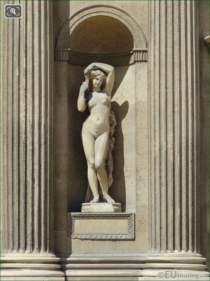 Bethsabee statue, Aile Nord, Musee du Louvre, Paris