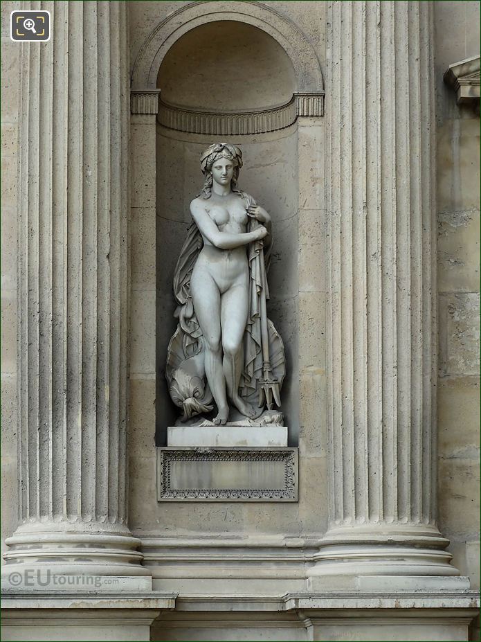 Amphitrite statue, Aile Nord, Musee du Louvre, Paris