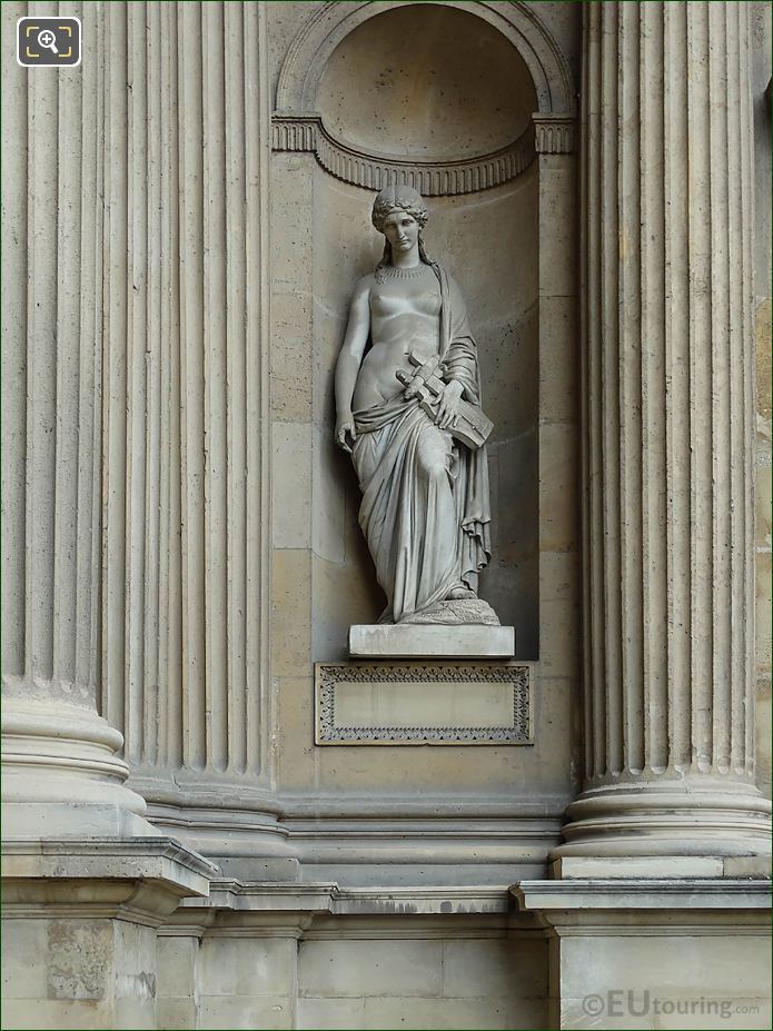 Sapho statue Aile Est, Musee du Louvre, Paris