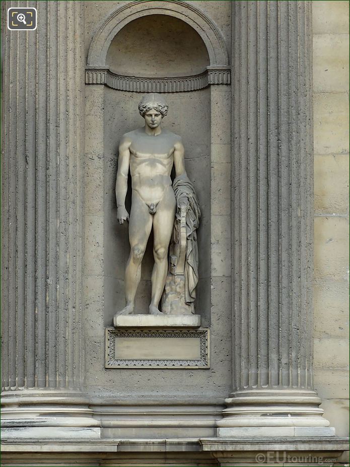 Orphee statue, Aile Est, Musee du Louvre, Paris