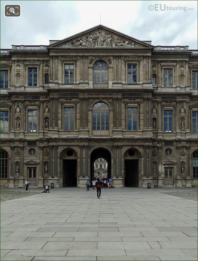 South facade Aile Sud Musee du Louvre