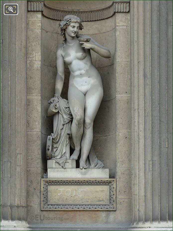 Bacchante statue, Aile Sud, Musee du Louvre, Paris