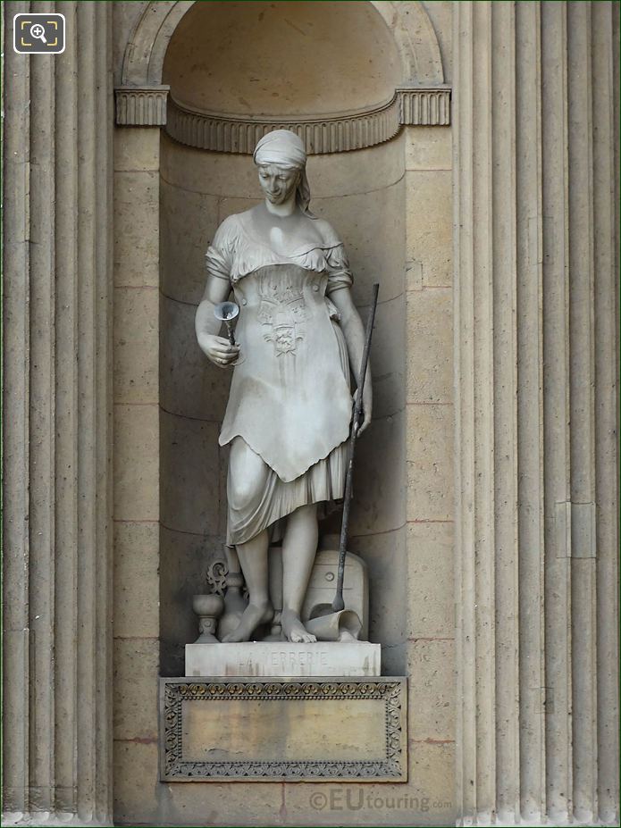 La Verrerie holding a glass, Aile Sud, Musee du Louvre