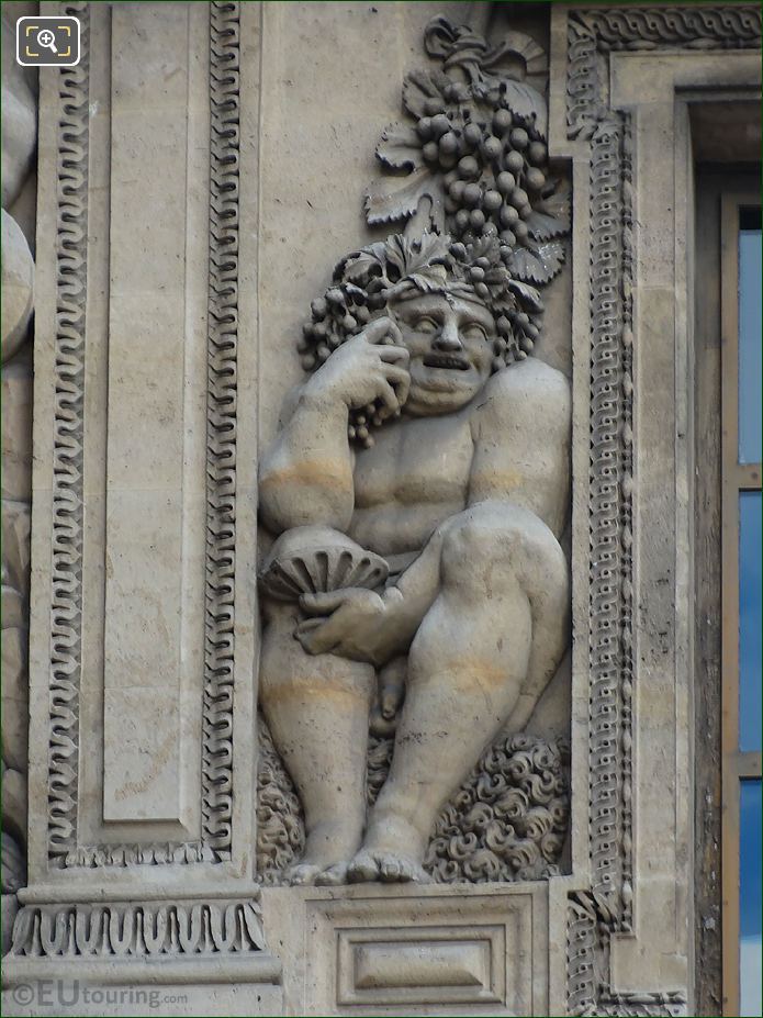 Historical Bacchus sculpture by Jean Goujon