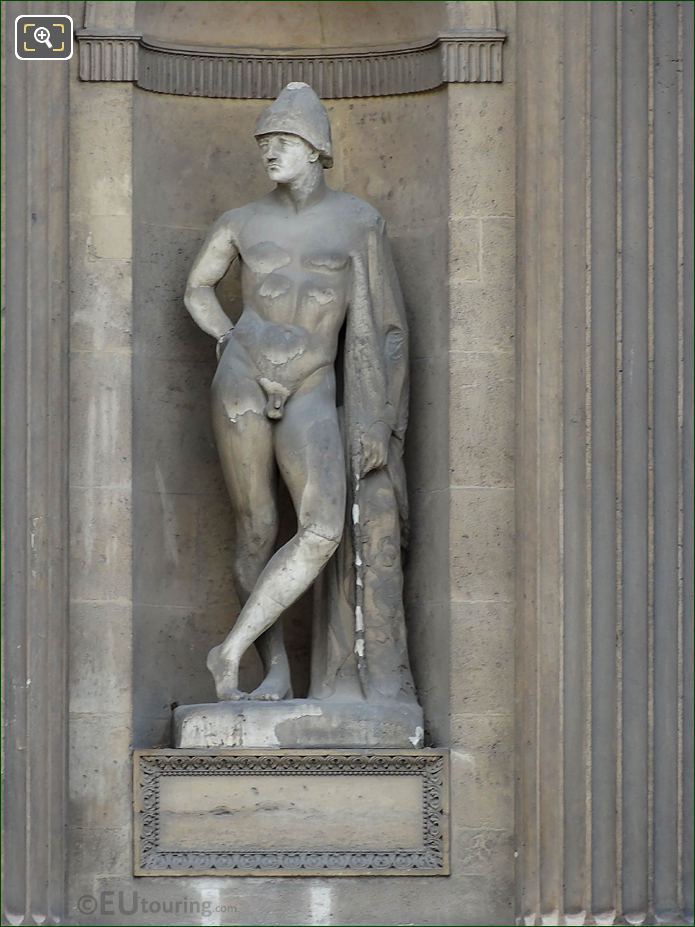 Paris, Prince of Troy statue, Aile Lescot, The Louvre