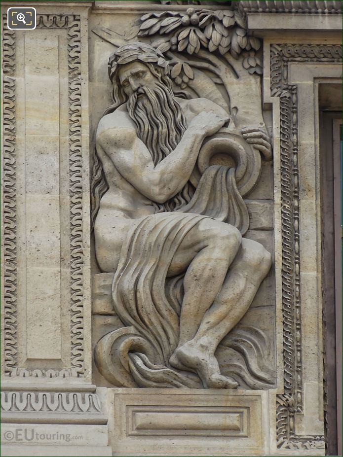 Danube sculpture, Aile Lemercier, The Louvre, Paris