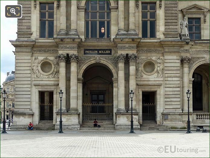 Pavillon Mollien W facade, La Science et l’Industrie, The Louvre