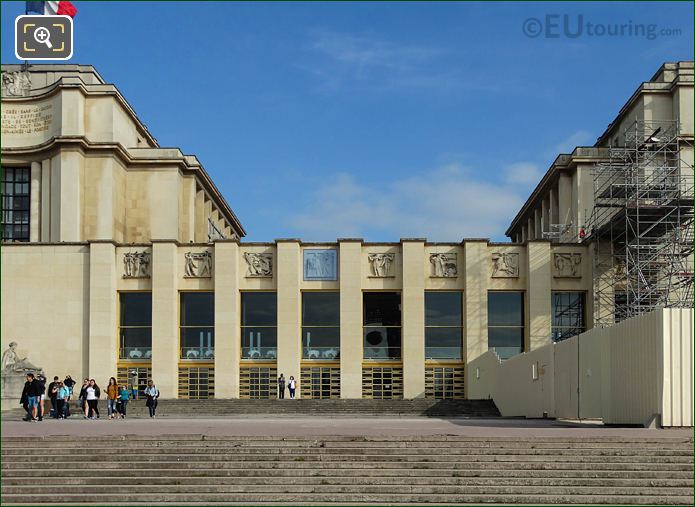 Palais de Chaillot fourth relief sculpture central wing