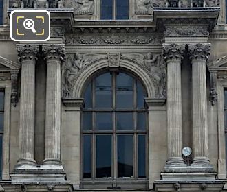 La Geometrie et l’Astronomie sculpture, Pavillon Mollien, The Louvre