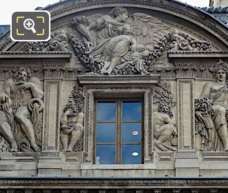 Bacchus sculpture, Aile Lescot, The Louvre, Paris