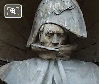 Statue of Dom Perignon / Benedictine Monk, Epernay , France…