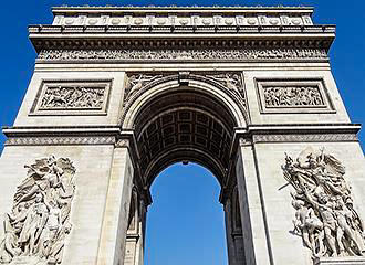 Arc de Triomphe South East columns
