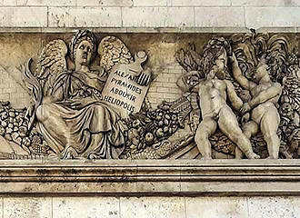 Arc de Triomphe interal sculpture