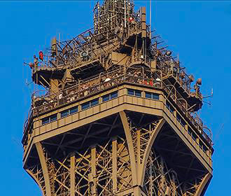 The Eiffel Tower top floor